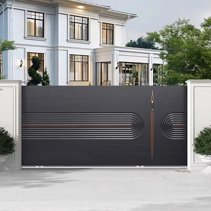 Cửa nhôm đúc cách nhiệt sân vườn