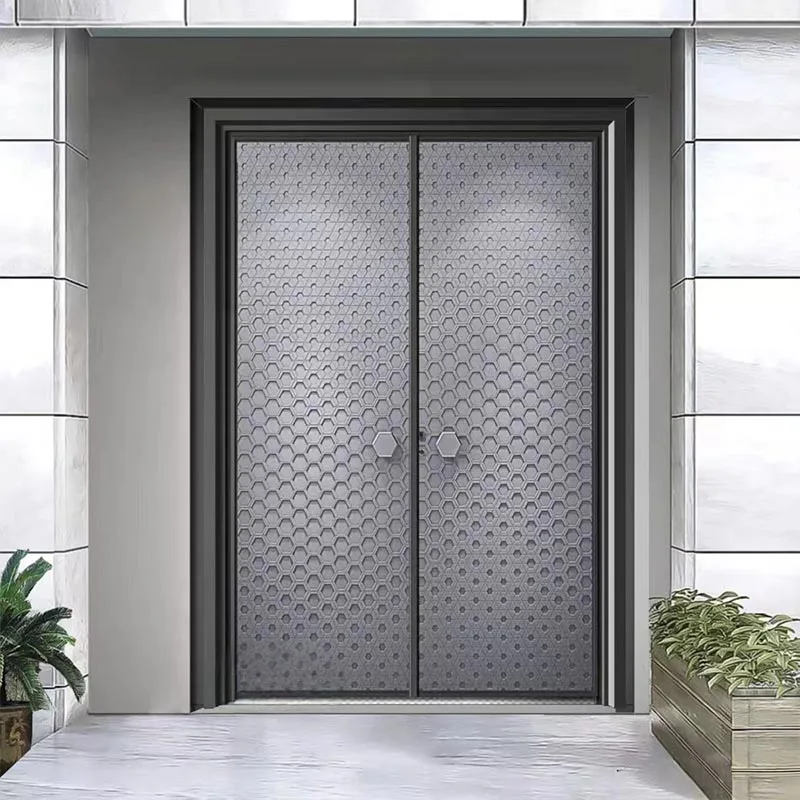 Cửa xoay đôi nhôm đúc chống cháy