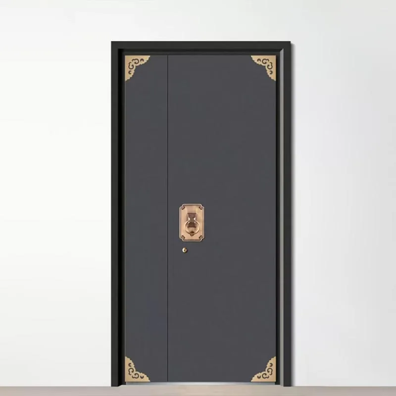 Precision Carved Cast Aluminum Villa Entry Mother-Son Door